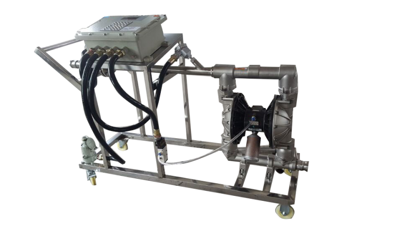 防爆灌裝大桶計(jì)量車(氣動隔膜泵).png